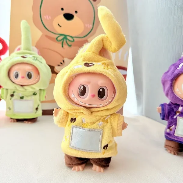 🧸✨ أزياء حيوانات لدمى LaBubu – بطريق، قرش، نحلة، ديناصور! أناقة ومرح في قطعة واحدة