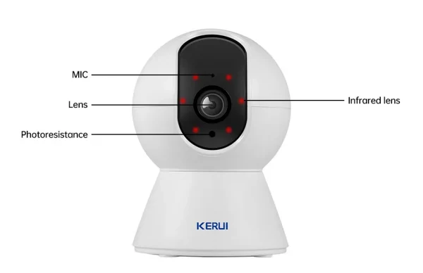 🎥🔐 كاميرا مراقبة ذكية داخلية KERUI بدقة 5 ميجابكسل – حماية ذكية بمتناول يدك