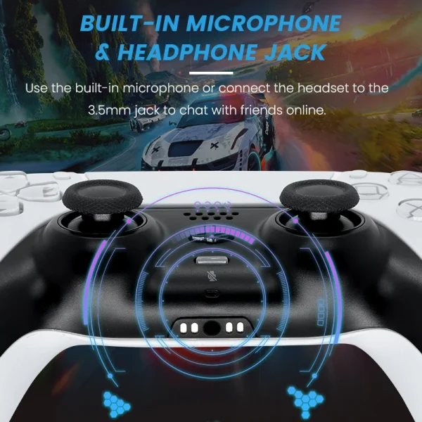 🎮 ذراع تحكم لاسلكي أصلي لجهاز PlayStation 5 – تجربة لعب غير مسبوقة مع DualSense من سوني