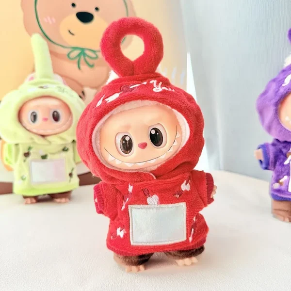 🧸✨ أزياء حيوانات لدمى LaBubu – بطريق، قرش، نحلة، ديناصور! أناقة ومرح في قطعة واحدة