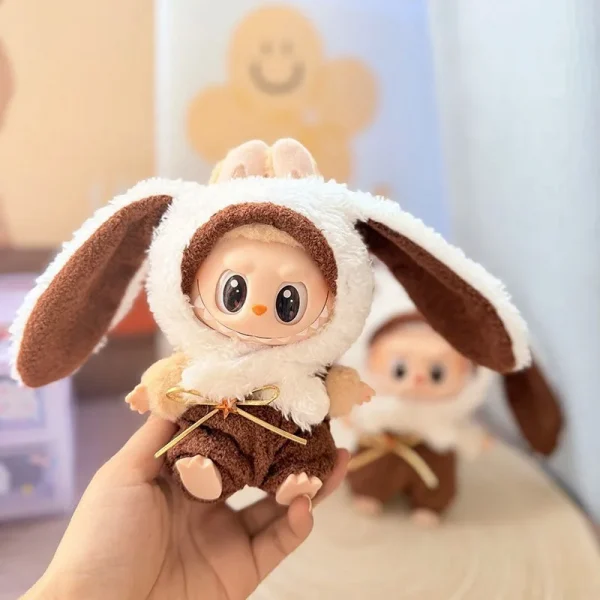🧸✨ أزياء حيوانات لدمى LaBubu – بطريق، قرش، نحلة، ديناصور! أناقة ومرح في قطعة واحدة