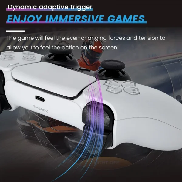 🎮 ذراع تحكم لاسلكي أصلي لجهاز PlayStation 5 – تجربة لعب غير مسبوقة مع DualSense من سوني